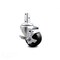 Service Caster 3.5 Inch Soft Rubber Wheel Swivel 3/4 Inch Square Stem Caster with Brake SCC SCC-SQ20S3514-SRS-TLB-34 - alternate 1